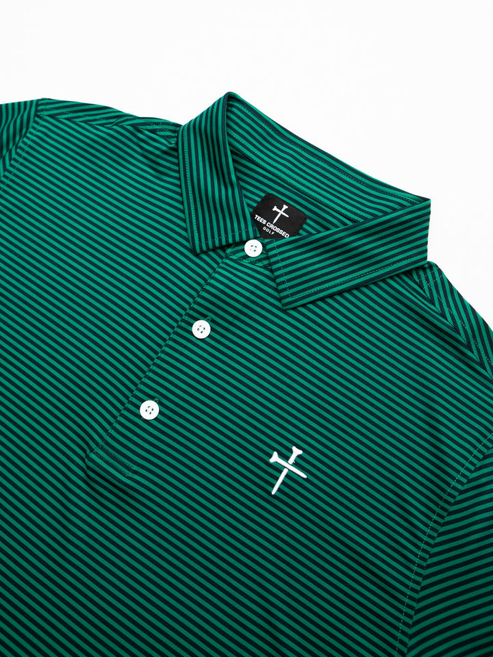 Christian Golf Polo Green Blue 