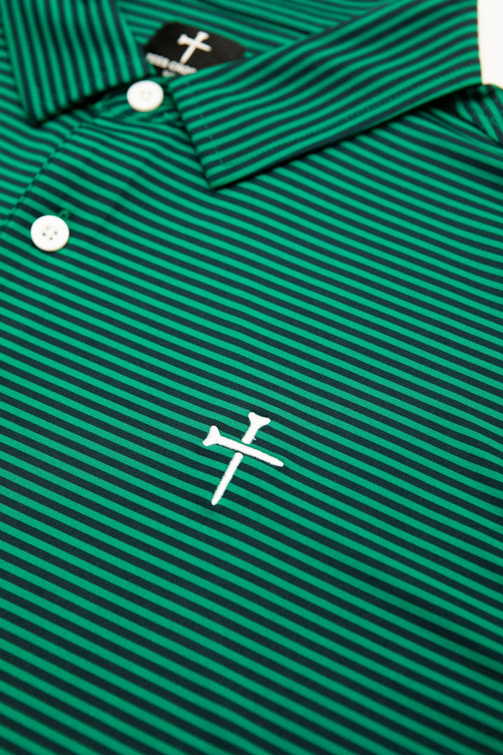 Christian Golf Polo Green Blue 