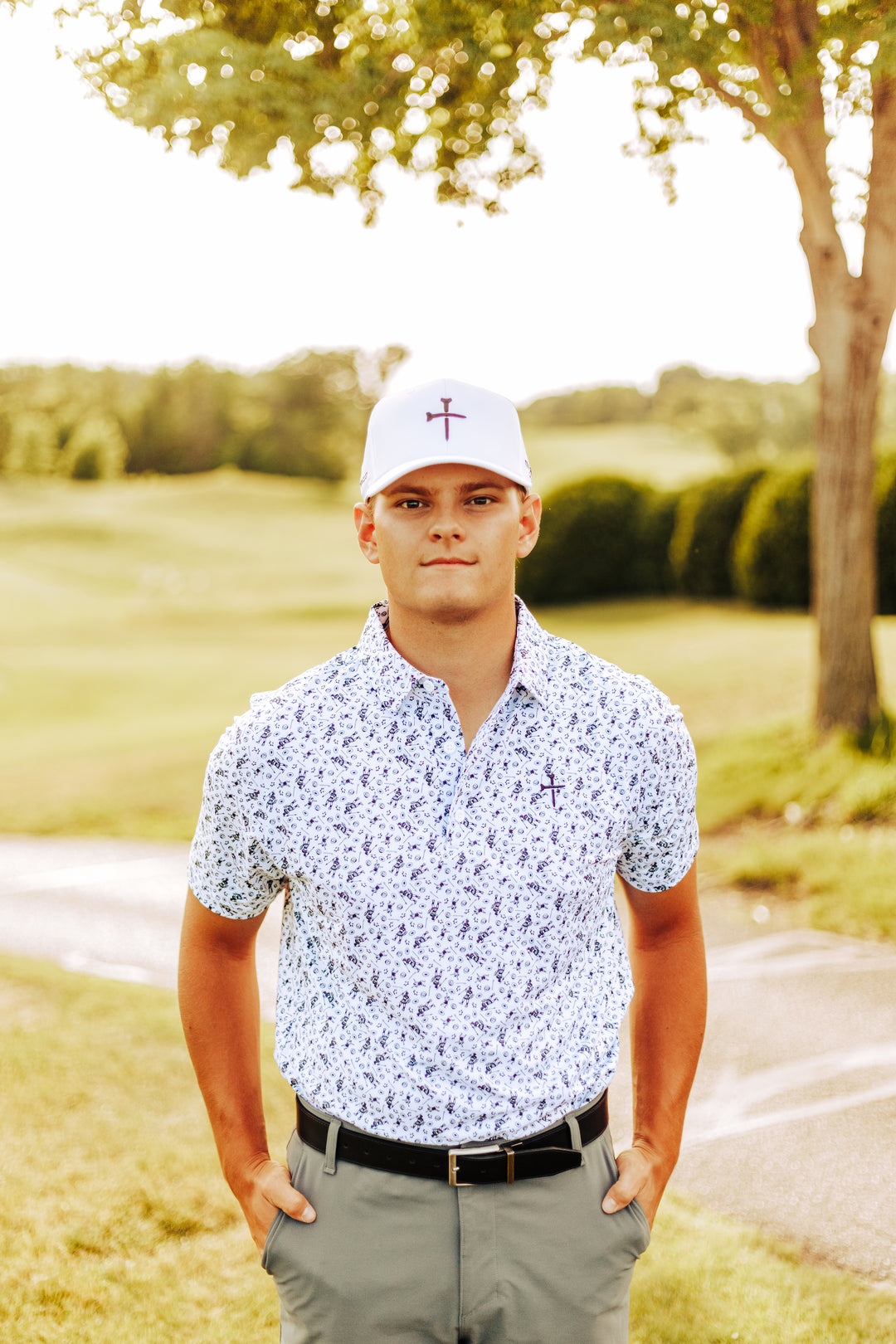 David and Goliath Polo - White and Black