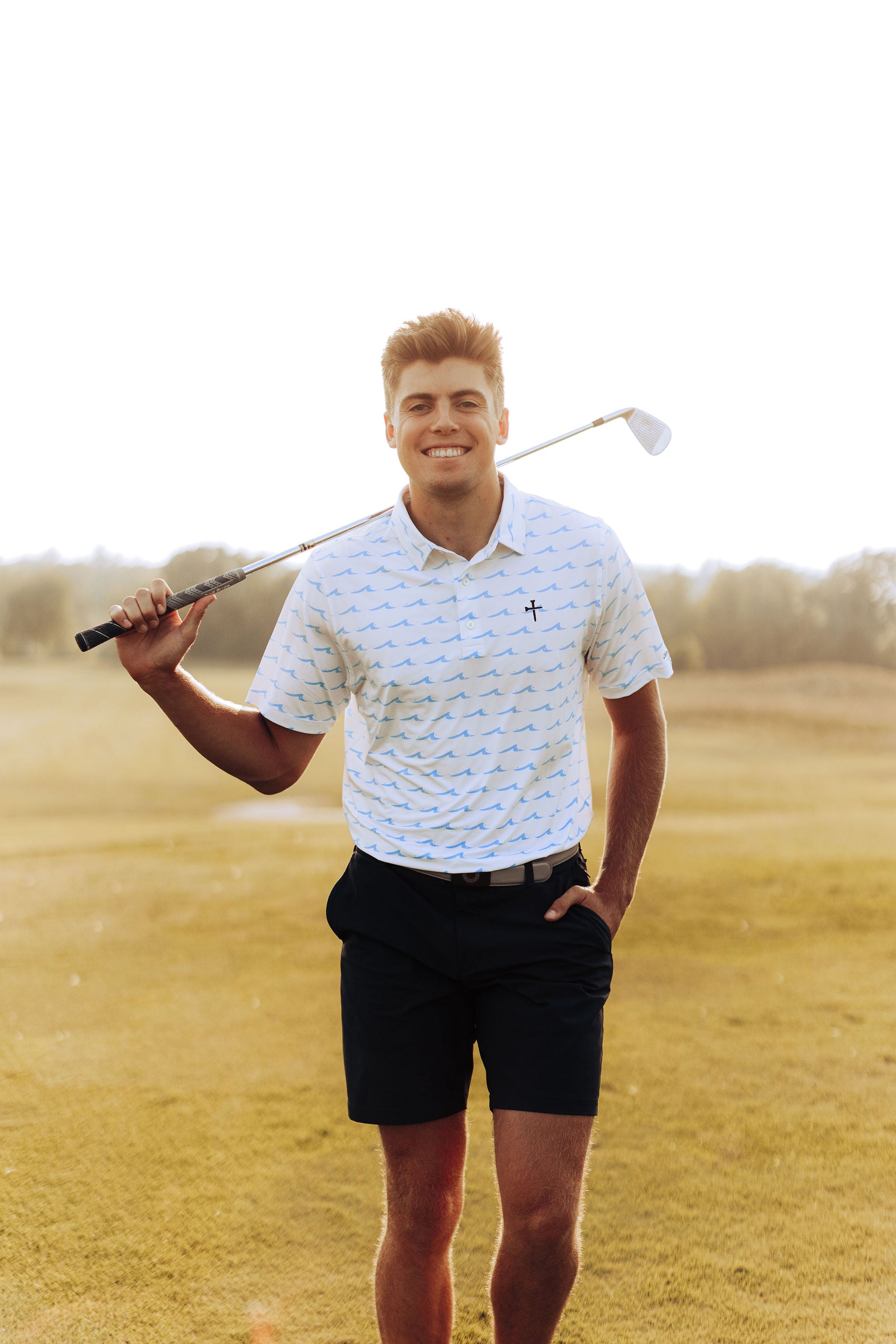 トップス GOD SELECTION x WIND AND SEA Polo Shirt Waves Polo – Tees Crossed Golf