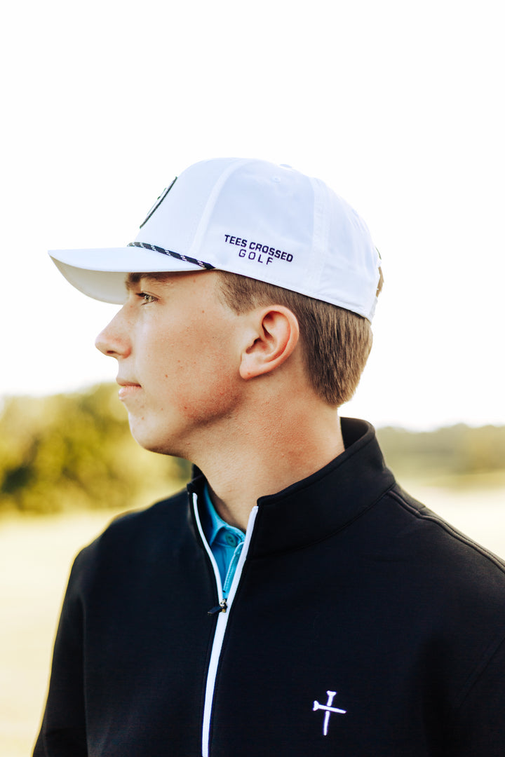 Cross Patch Hat - White