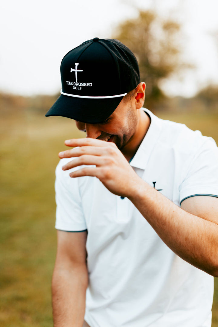 Christian Golf Hat Black 