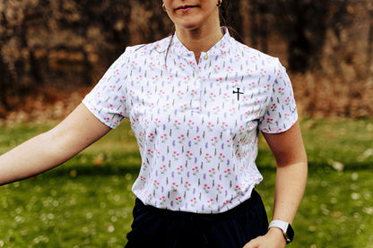 Women's Golf Polo With Hat