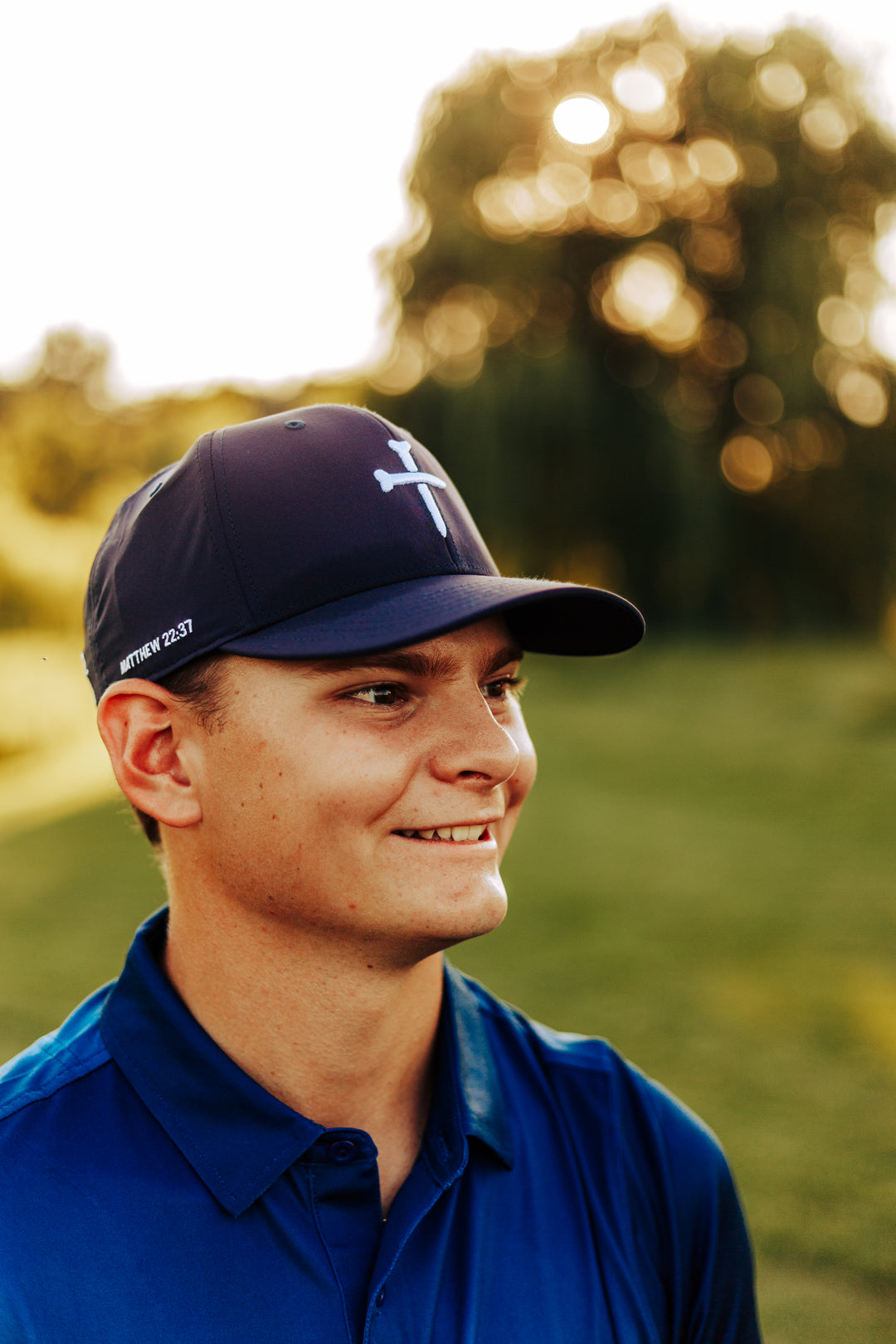 Christian Golf Hat Navy