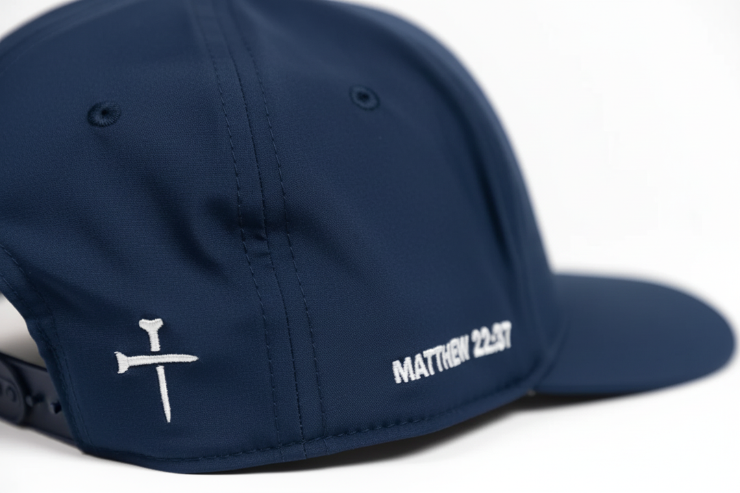 Christian Golf Hat Cross Side 
