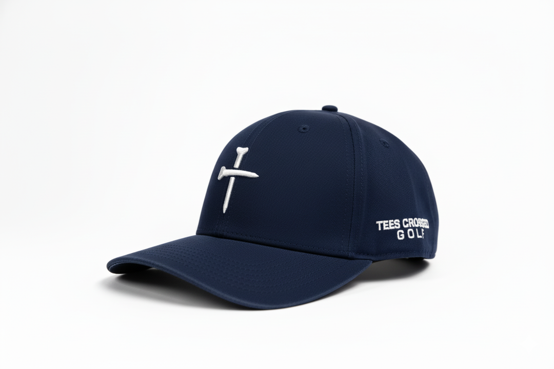Christian Golf Hat Navy 