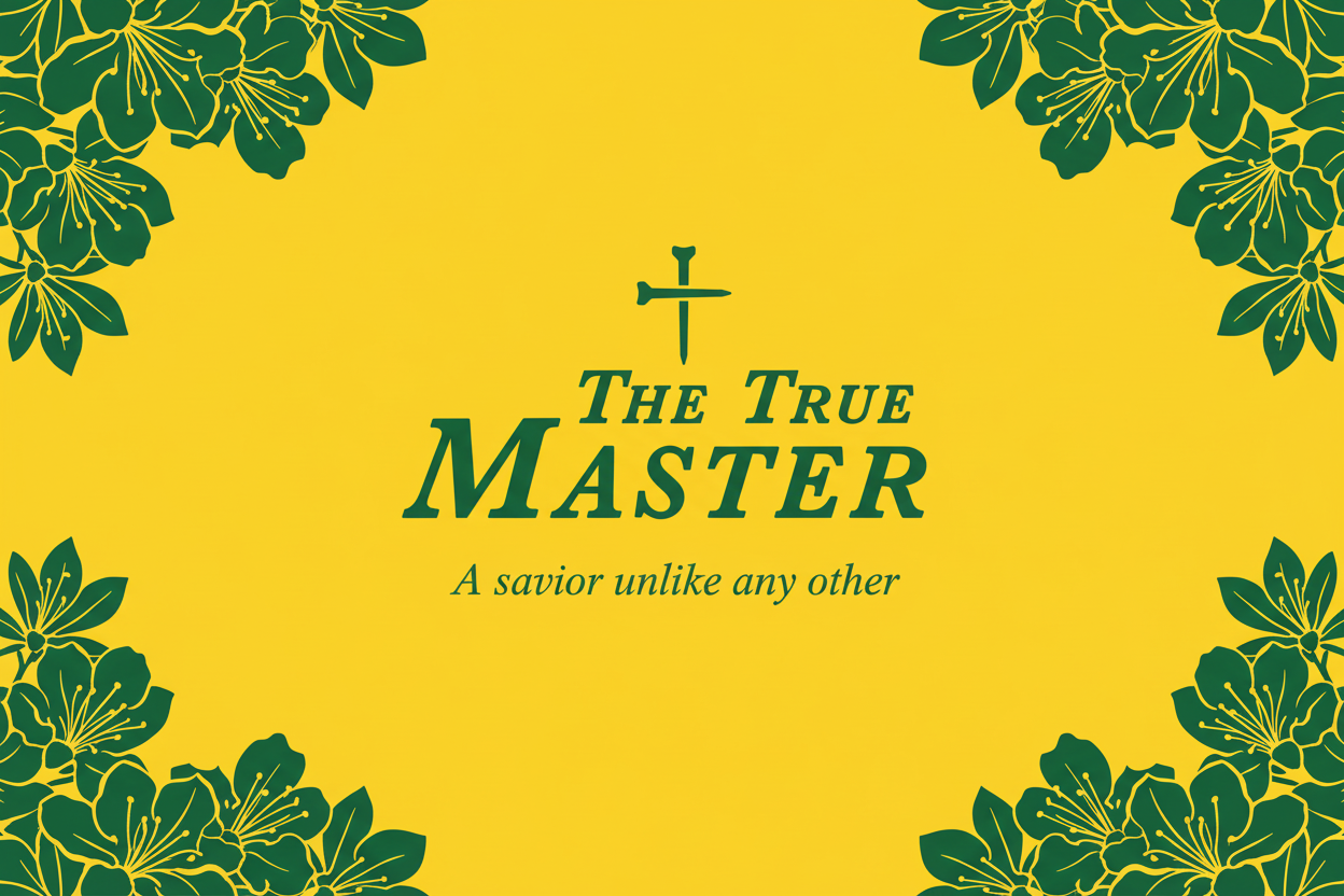 The True Master Banner - Scaled Down